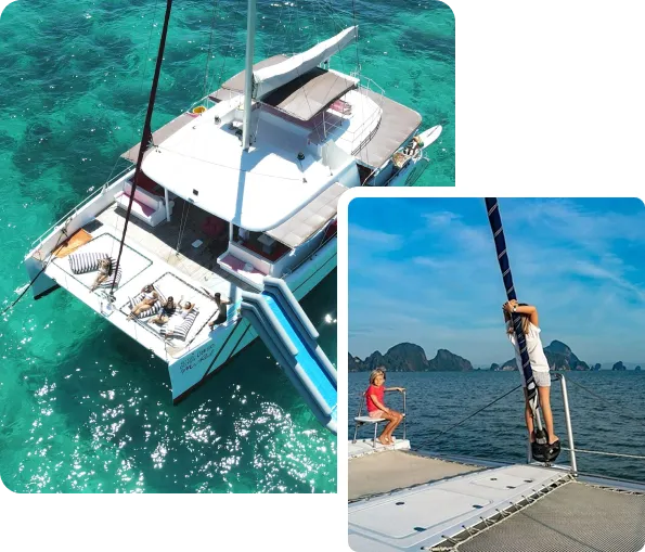Guests cruising in Phuket on a sunny day