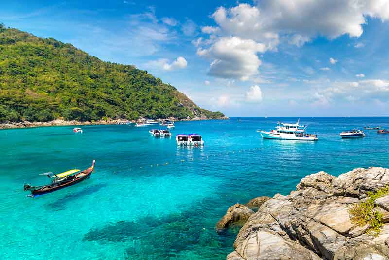 Koh Rok → Koh Ha → Koh Phi Phi Leh