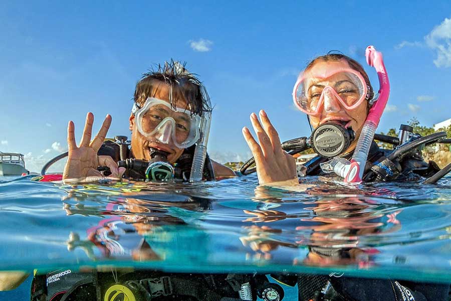 Diving