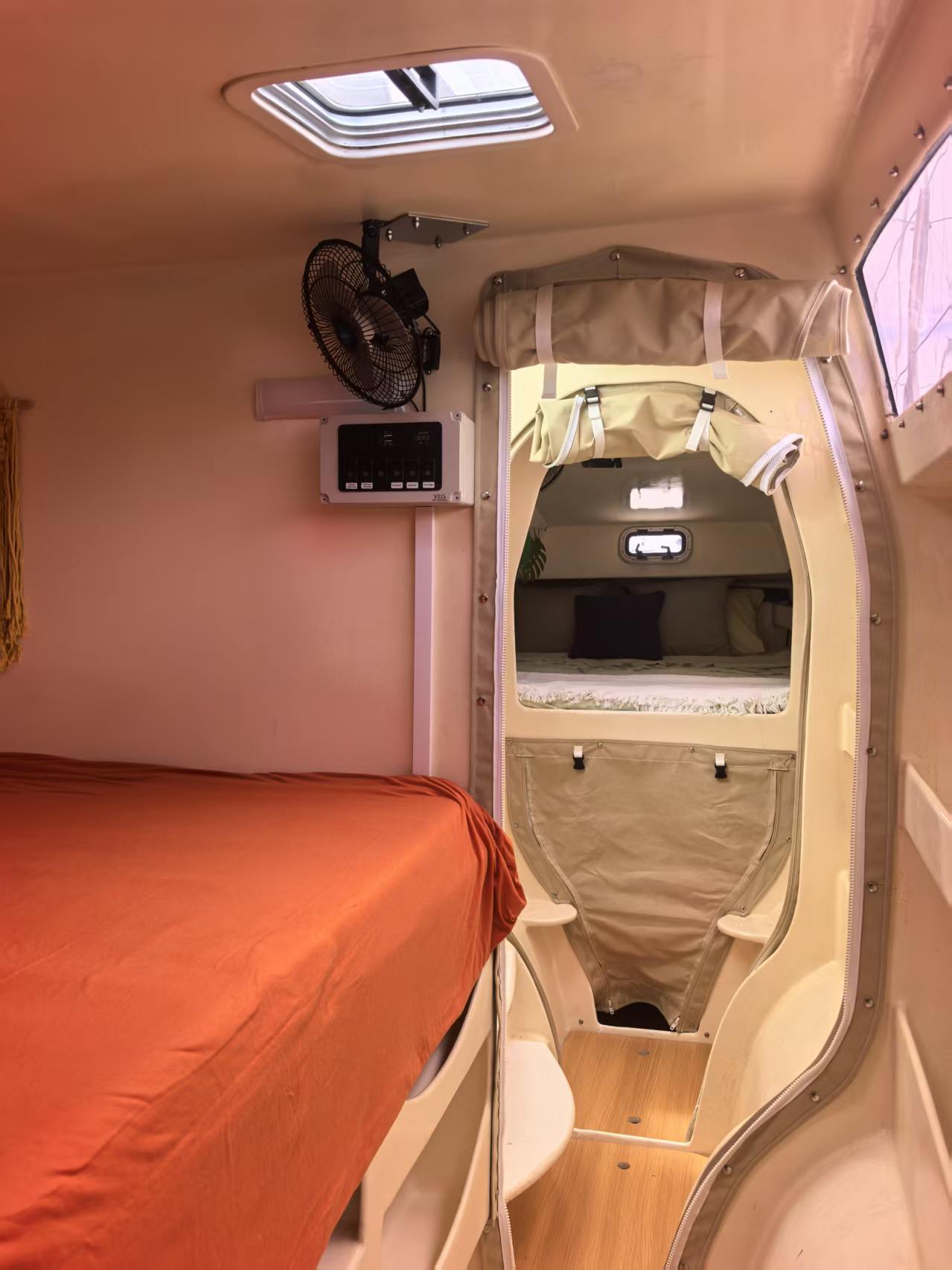 Andaman Dream connecting cabin doorway and steps
